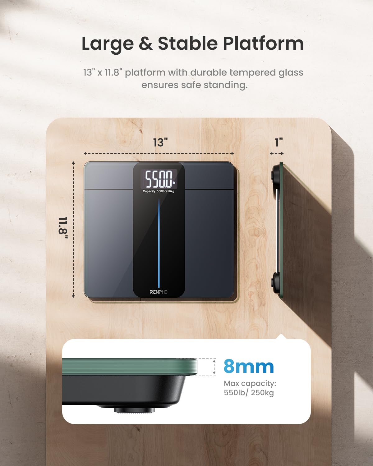 Thumbnail 3 de RENPHO Weighing Scales 250 kg digital scales ⚖