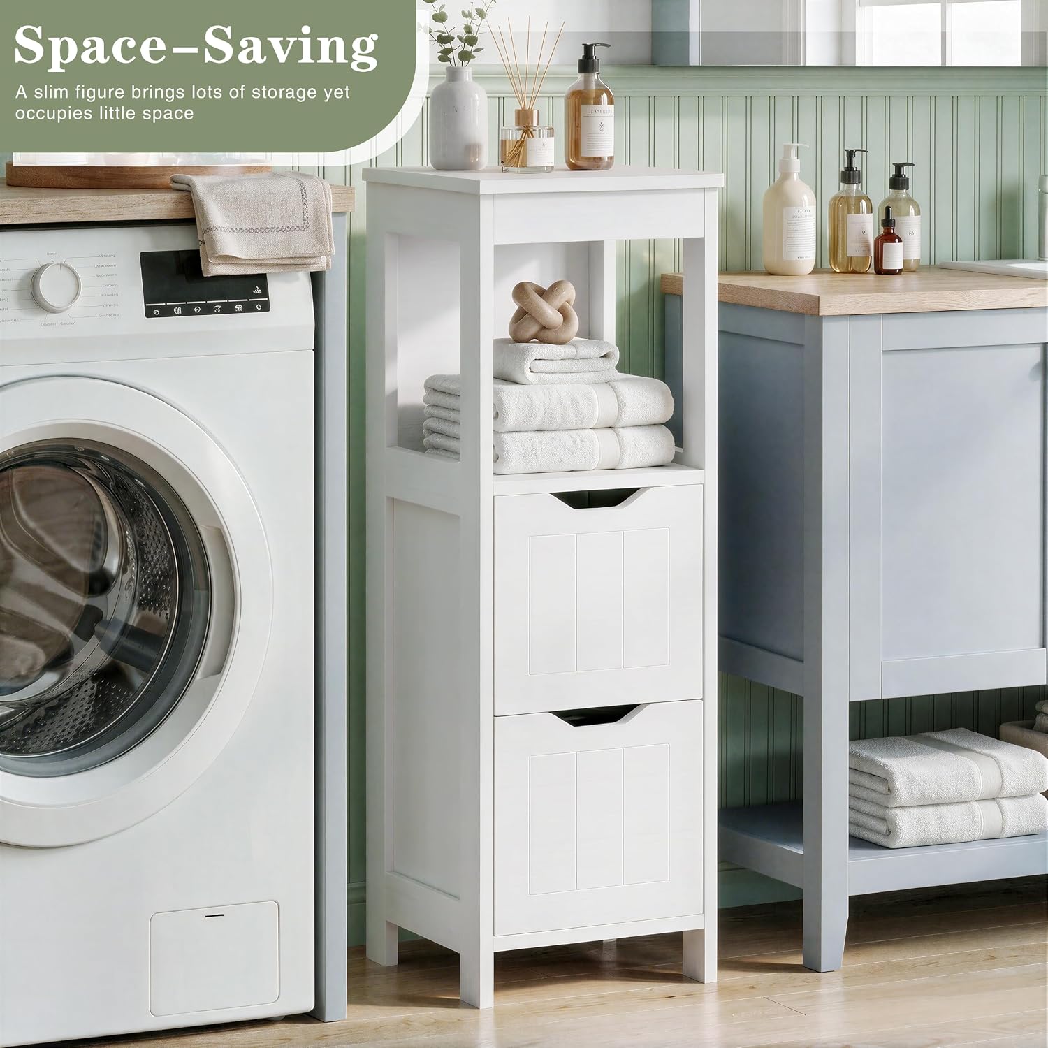 Detalle 2 de Shintenchi Bathroom Storage Cabinet