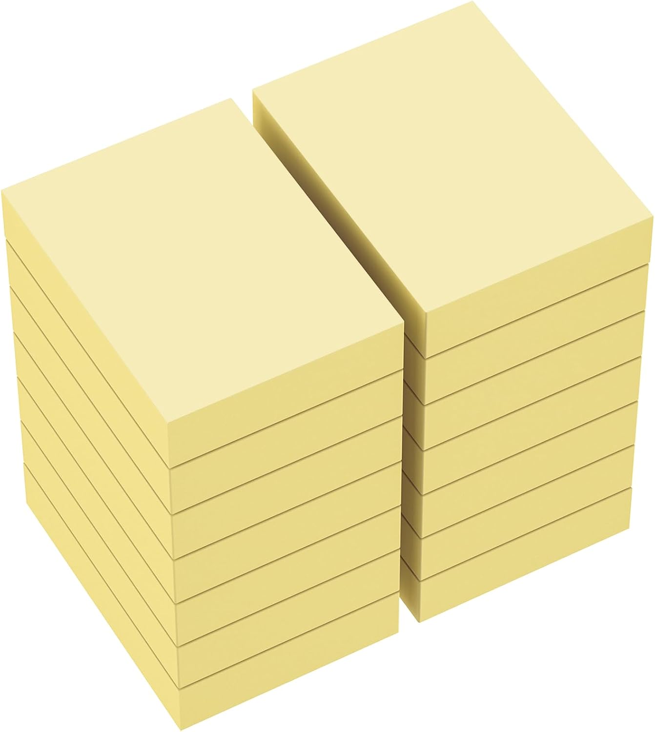Thumbnail 6 de ZCZN Foglietti Adesivi Colorati Super Sticky Notes 100 pezzi x 30 blocchi – Giallo Chiaro, 51x38 mm