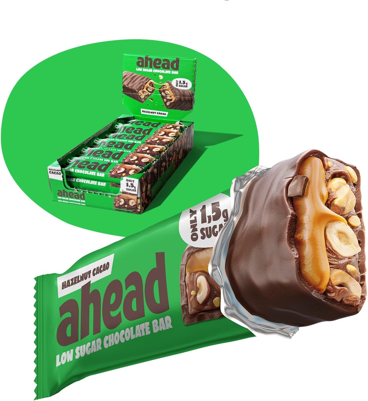 Detalle de ahead Barrette Chetogenica keto 18x35g