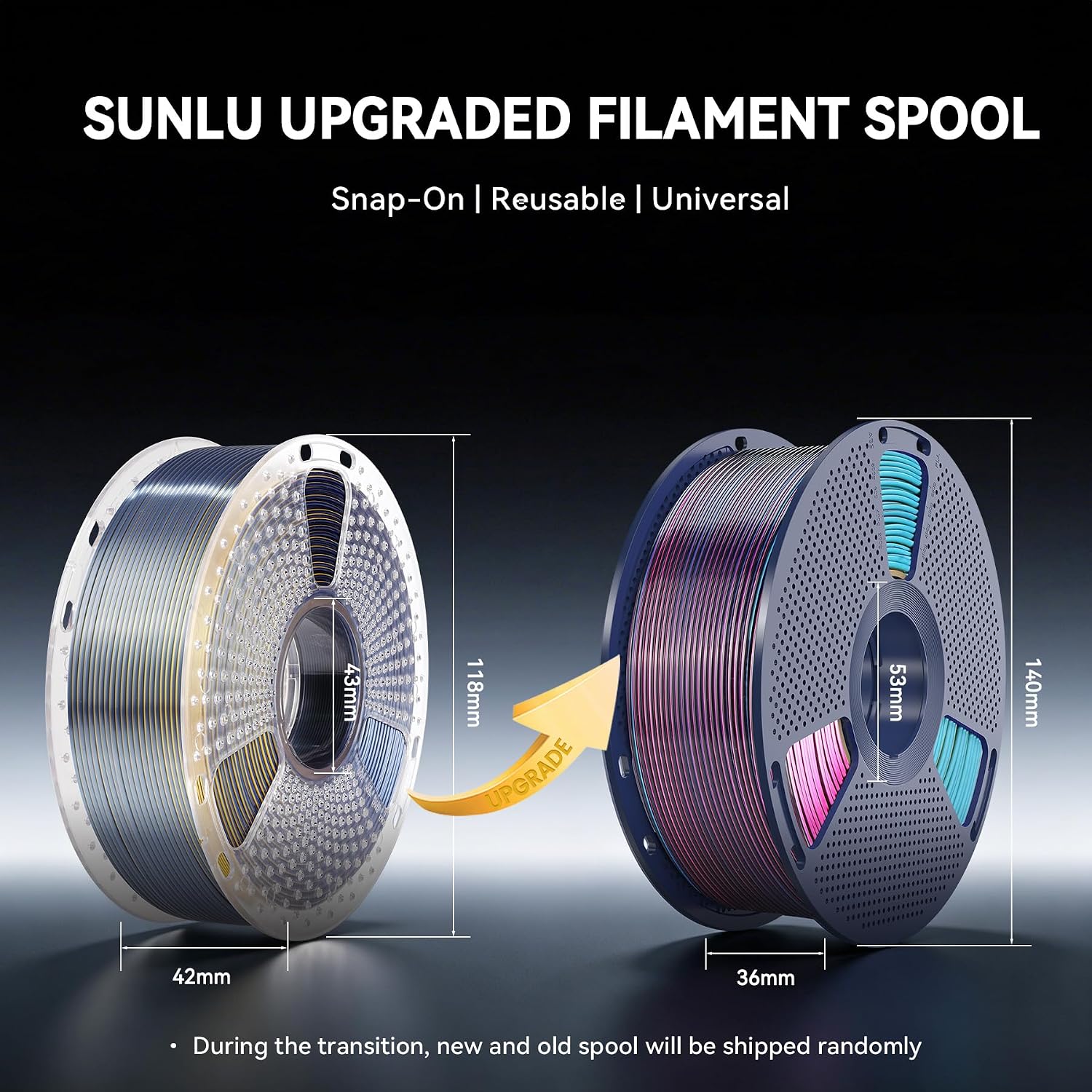 Thumbnail 6 de SUNLU 4KG Silk PLA 1.75mm