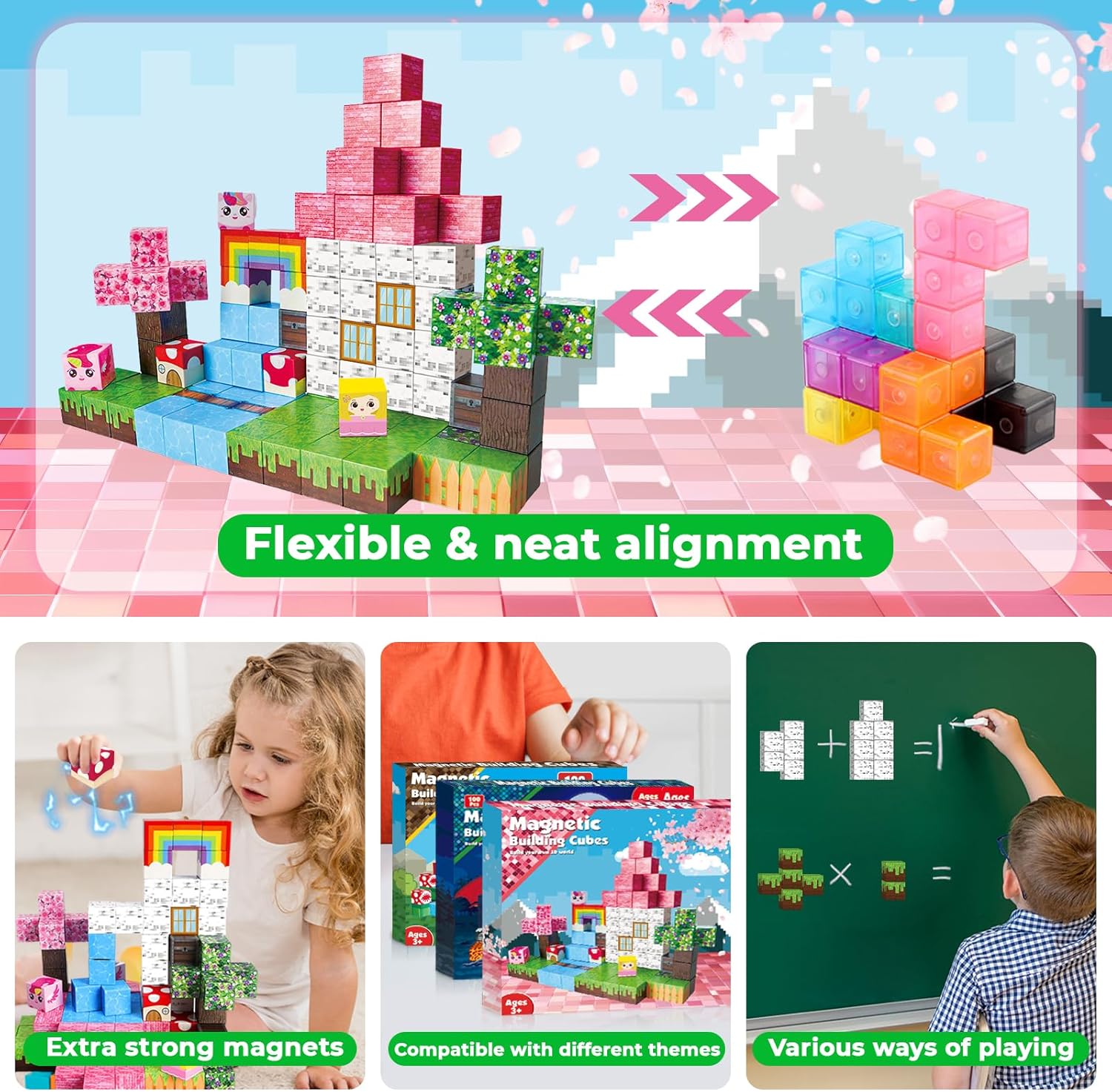 Thumbnail 4 de Annexfun Magnetic Blocks 100-piece magnetic cubes 🧩