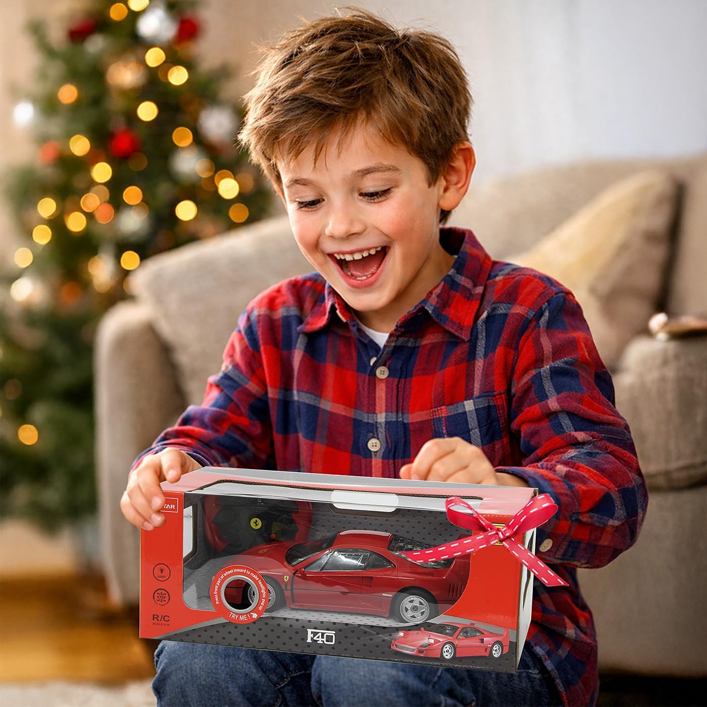 Thumbnail 6 de Jamara 405166 Ferrari F40 1:14 – samochód RC z oświetleniem LED