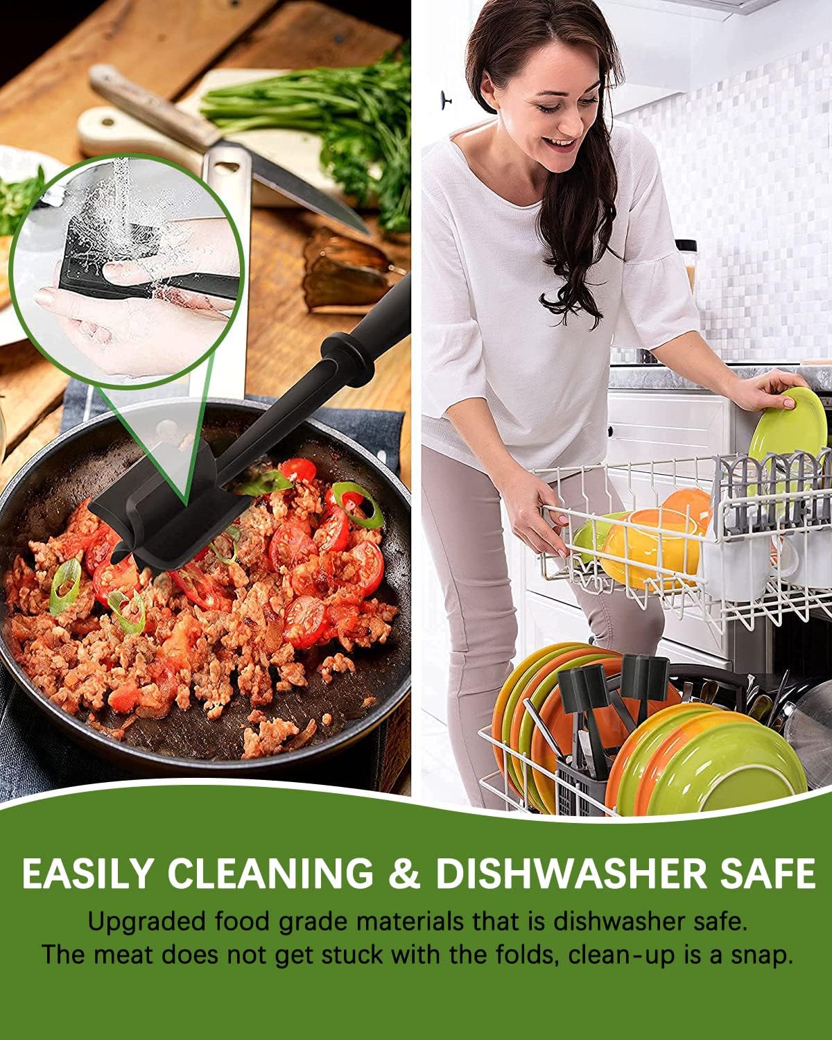 Thumbnail 4 de Upgrade Meat Chopper — Heat-Resistant Nylon Meat Masher for Ground Beef & Burgers