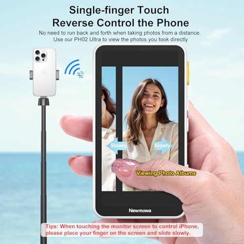 Detalle 2 de Newmowa Monitor Táctil Magnético para Selfie y Vlog