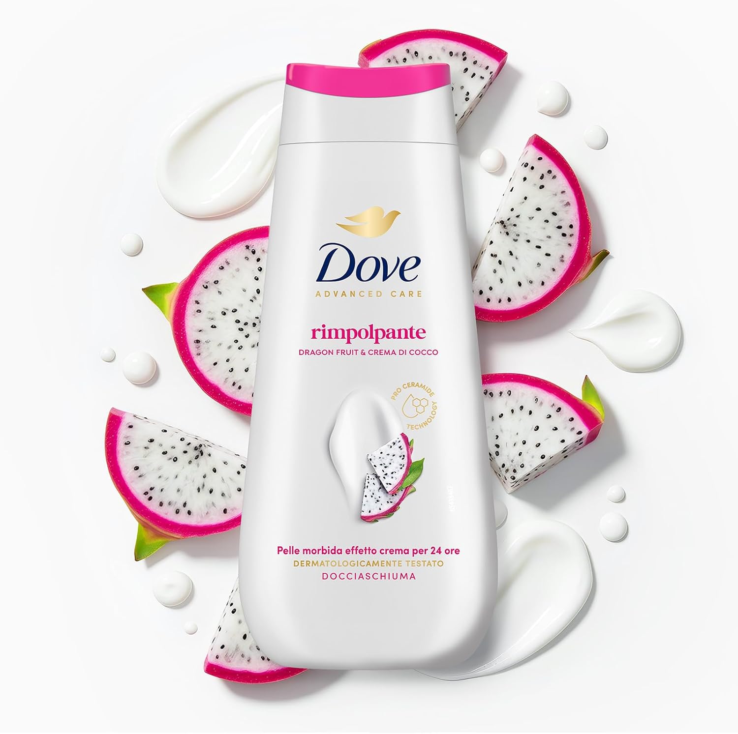 Thumbnail 4 de Dove Docciaschiuma Dragon Fruit & Coconut 225 ml