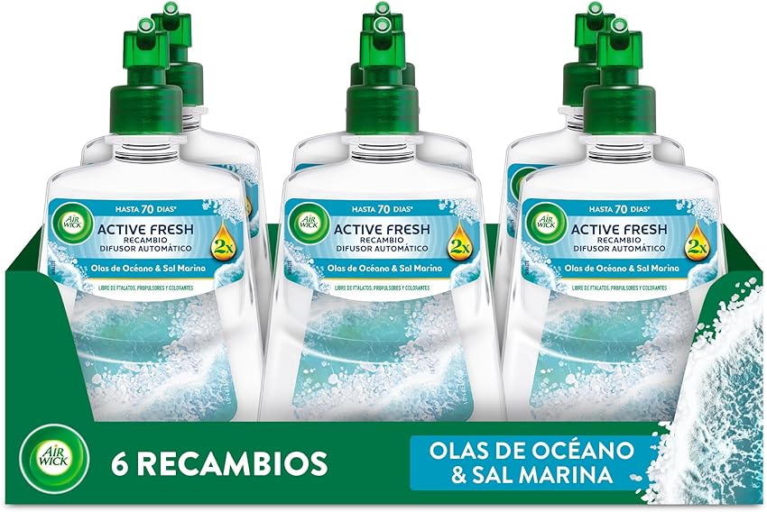 Thumbnail 6 de Air Wick Active Fresh Spray Automático - Brisa Marina 3 Recambios 🌊