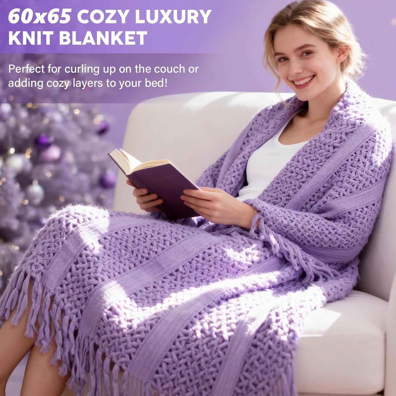 Thumbnail 2 de Lavender Spa Gift Basket for Women: Luxury Get Well, Birthday, and Mother's Day Gift