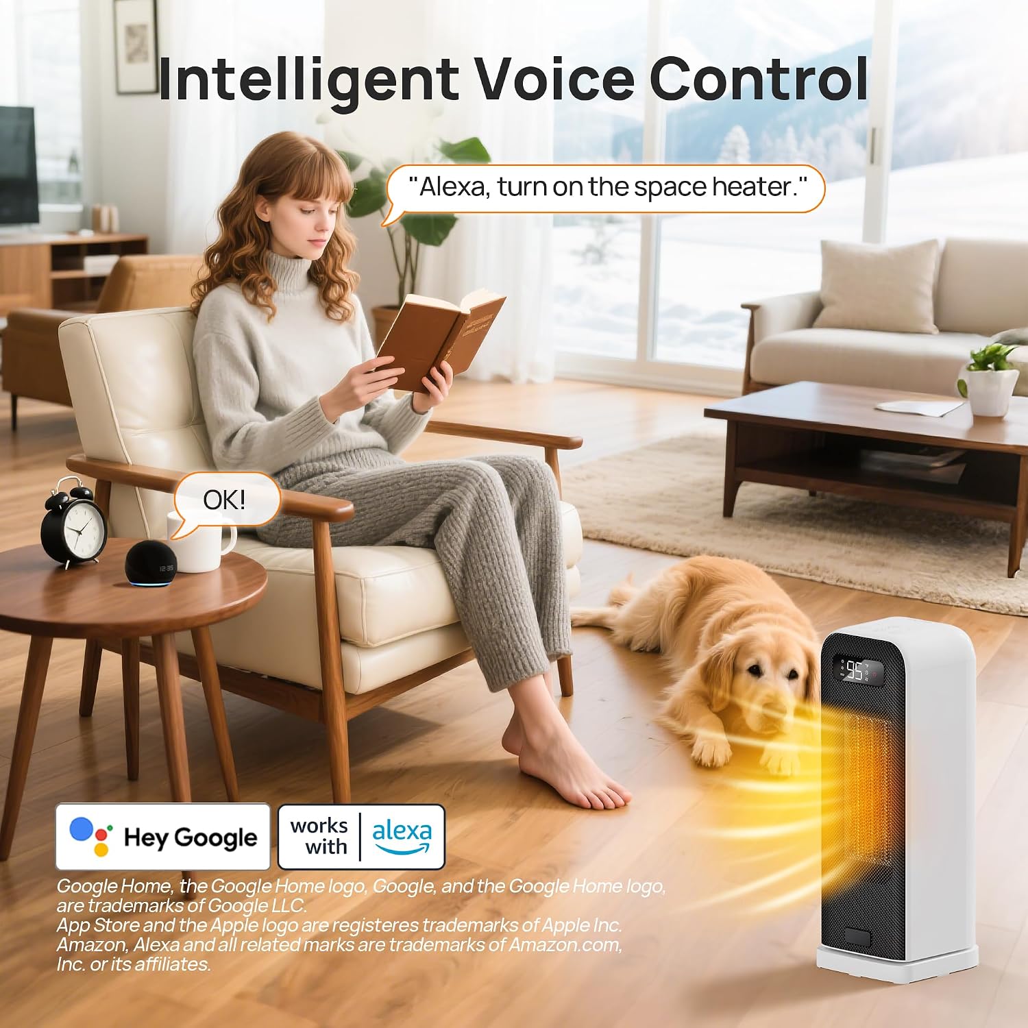 Thumbnail 4 de FLANUR Electric Heater 1500W for rooms