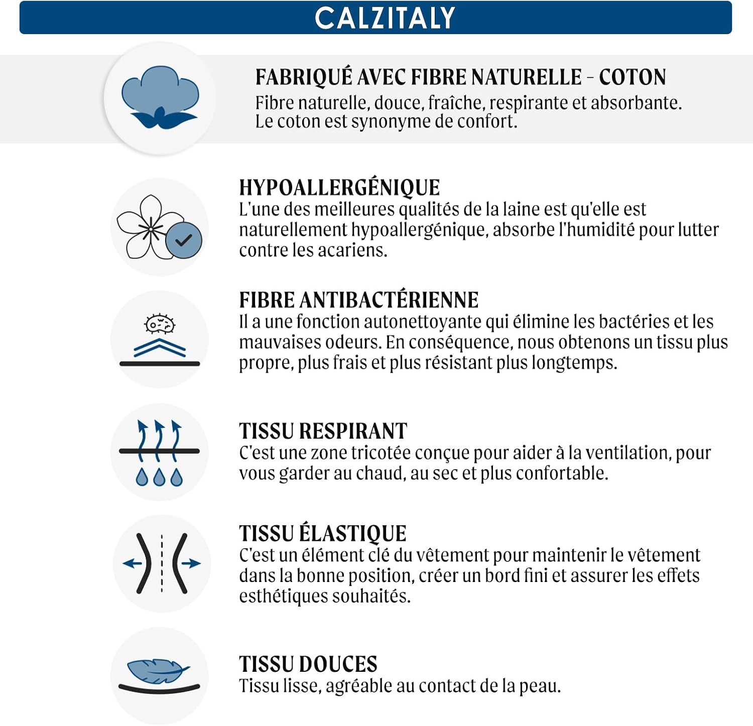 Thumbnail 4 de CALZITALY PACK 2-3-6: Chaussettes sport en coton respirantes, confort et maintien pour la pratique quotidienne