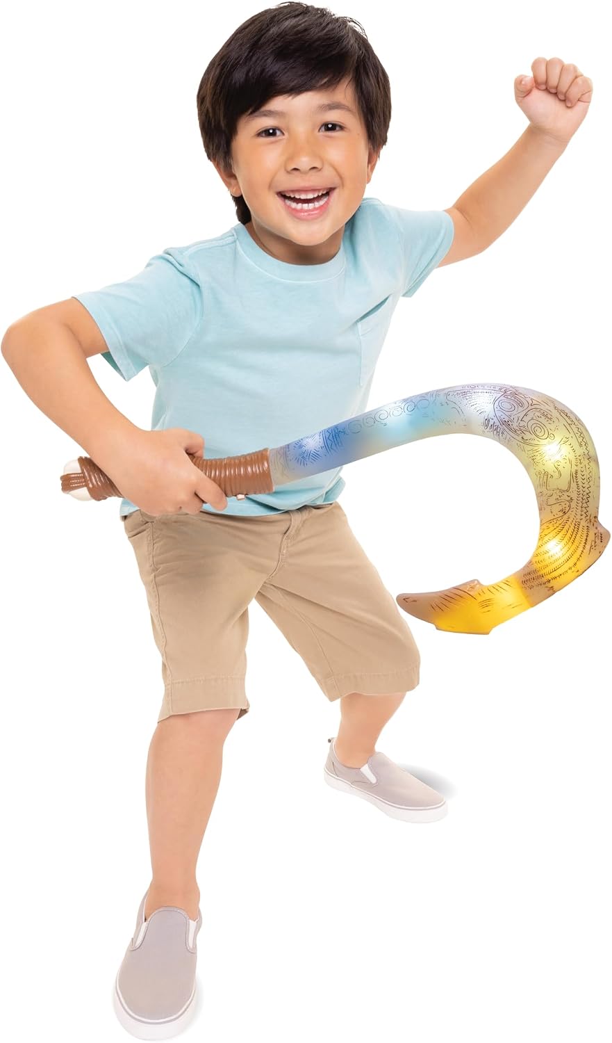 Detalle de Disney Moana 2 Maui Magical Fish Hook di Jakks Pacific – gioco di ruolo con licenza ufficiale