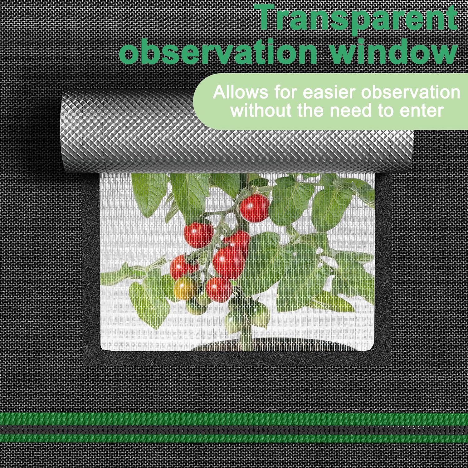 Thumbnail 6 de LZQ (HAG8888D) Indoor Grow Tent, 80 x 80 x 160 cm, 600D Oxford Fabric