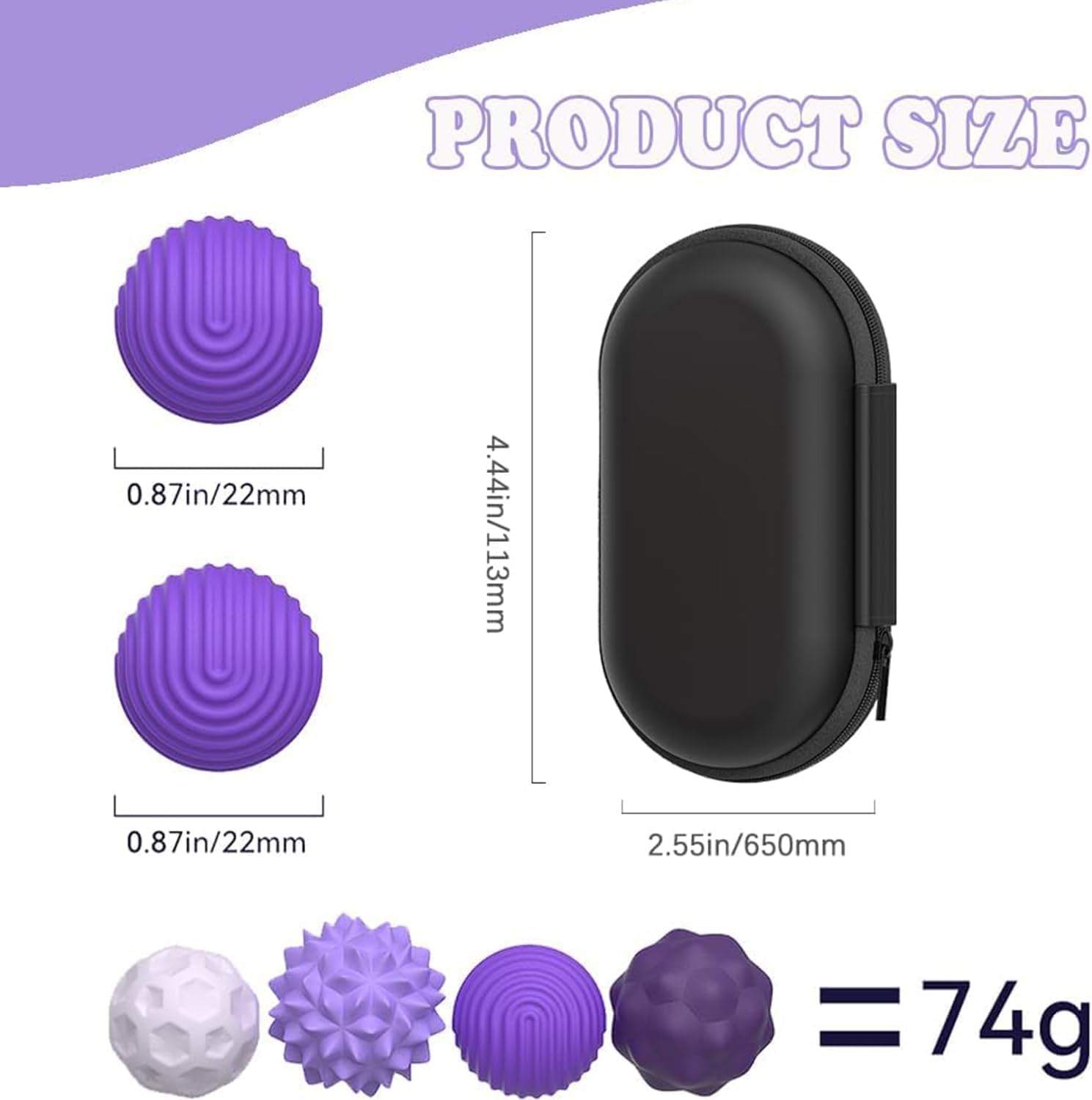 Thumbnail 5 de Magnetic Fidget Balls 8pcs weighted sensory toys