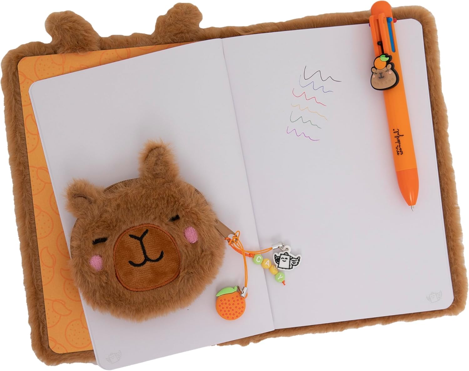Thumbnail 1 de Mr. Wonderful – Set Cahier A5, Porte-monnaie et Stylo effaçable – Capybara