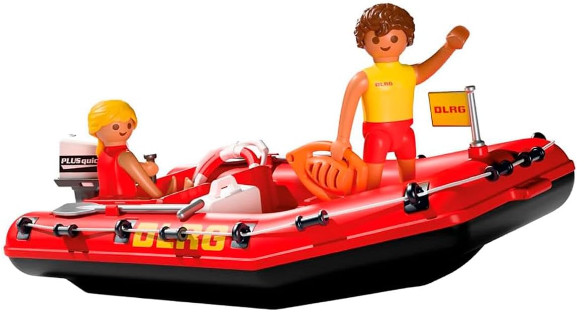 Thumbnail 1 de PLAYMOBIL 72280 City Action Rescue Boat with Outboard Motor and Rescue Gear
