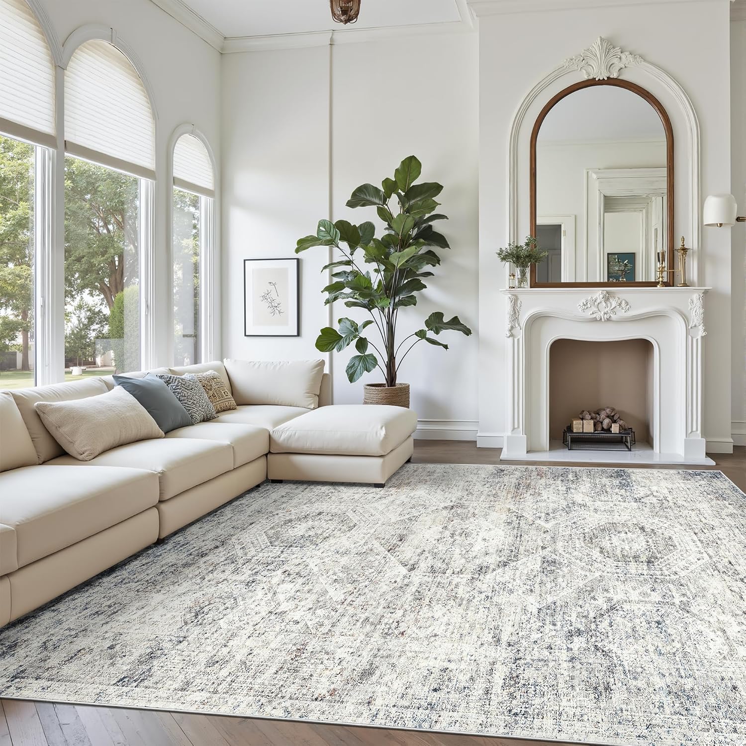 Thumbnail 1 de Soalmost 8x10 washable area rug, non-slip