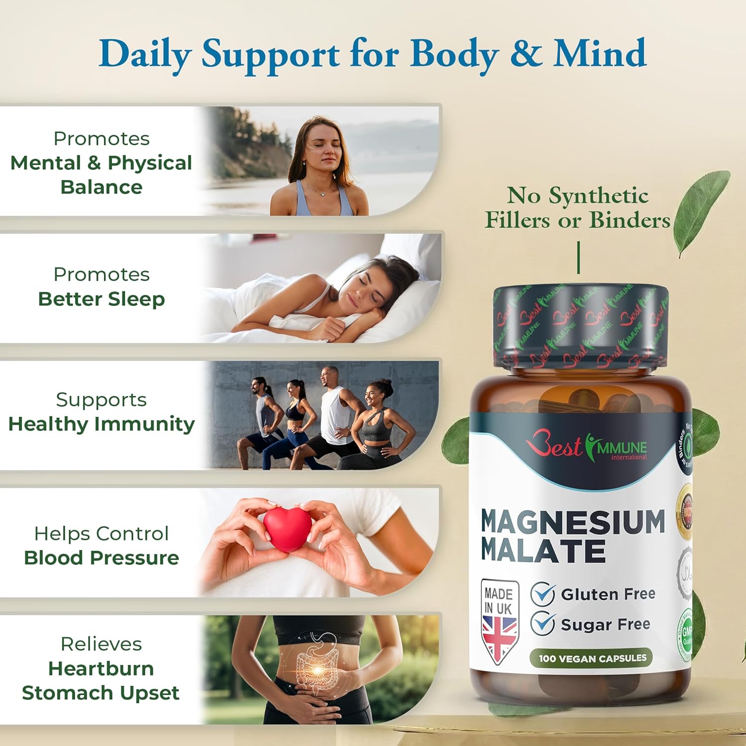 Thumbnail 2 de Best Immune Magnesium Malate 500mg