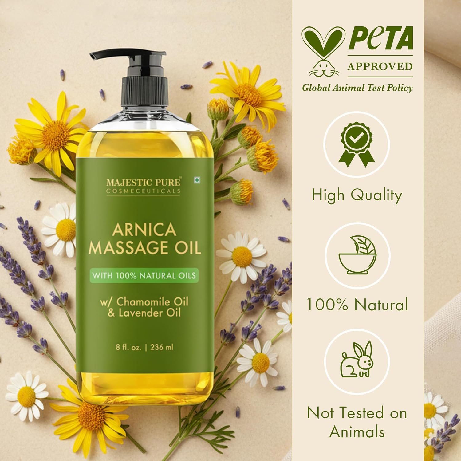 Thumbnail 4 de MAJESTIC PURE Arnica Massage Oil ⚙