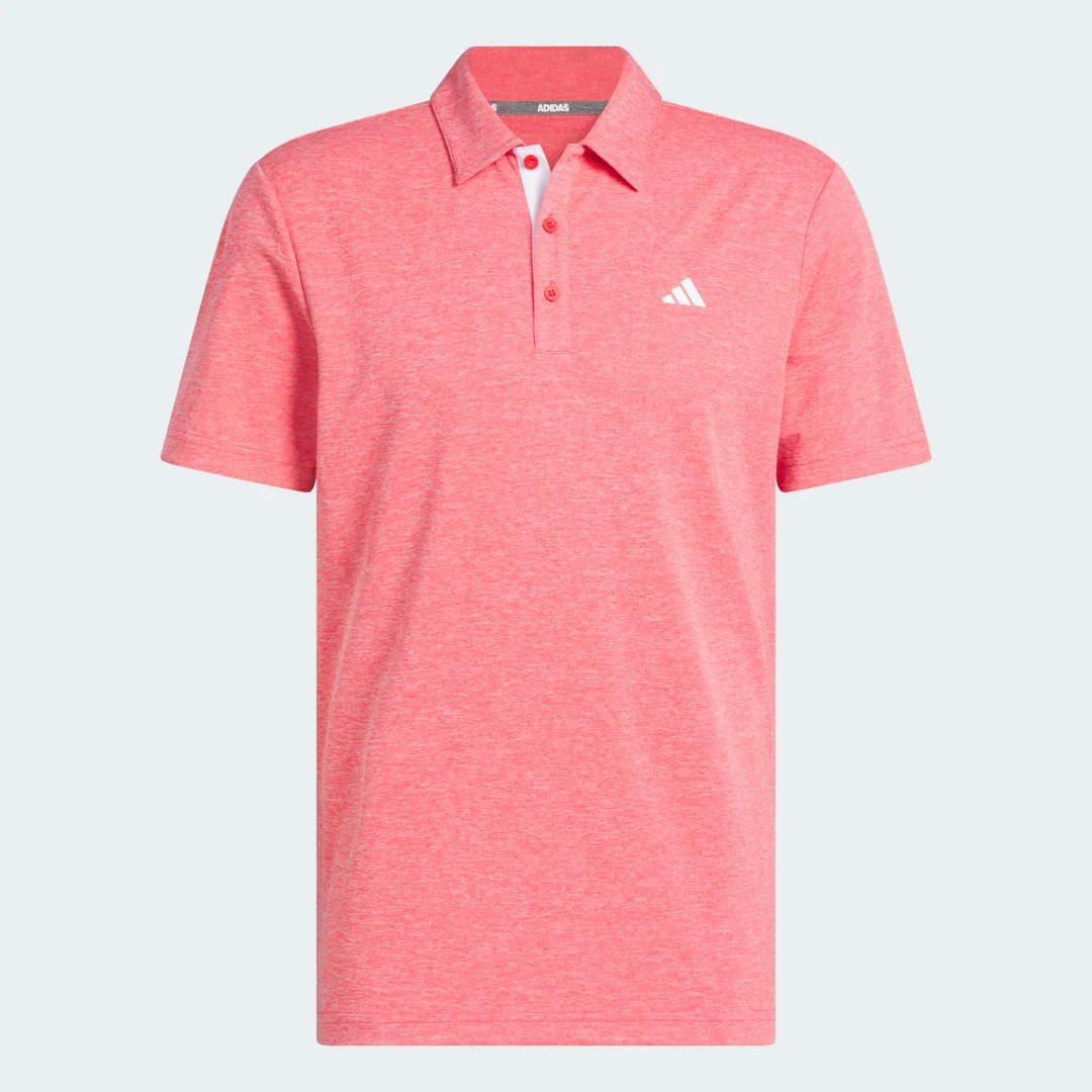 Detalle 2 de Polo Drive Heather de Adidas, rosa – estilo clásico para uso diario