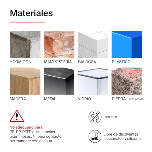 Detalle de fischer - Anclaje Total | Adhesivo de montaje rápido en 3 segundos, 290 ml