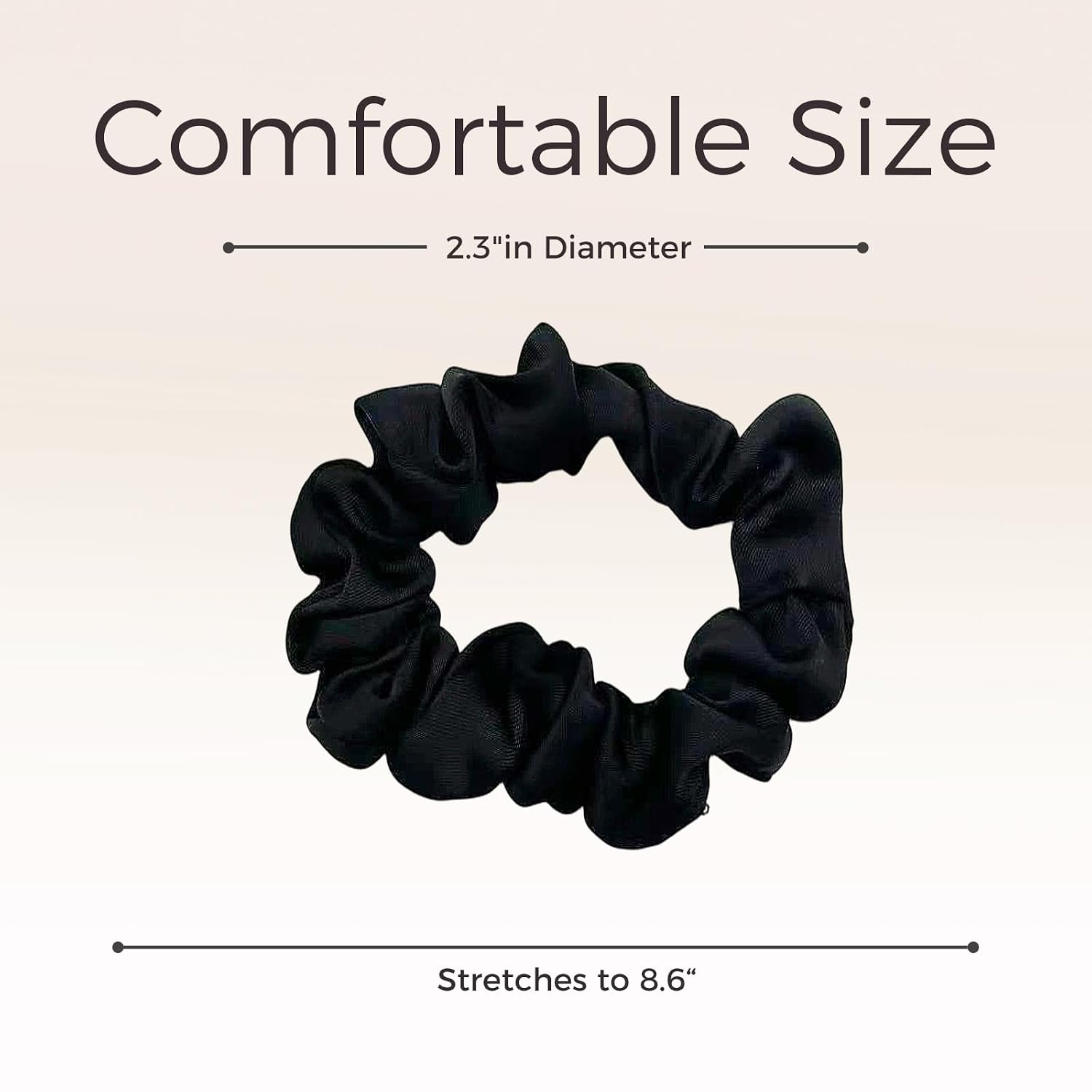 Detalle de Satin Hair Scrunchies, 7-Piece Set