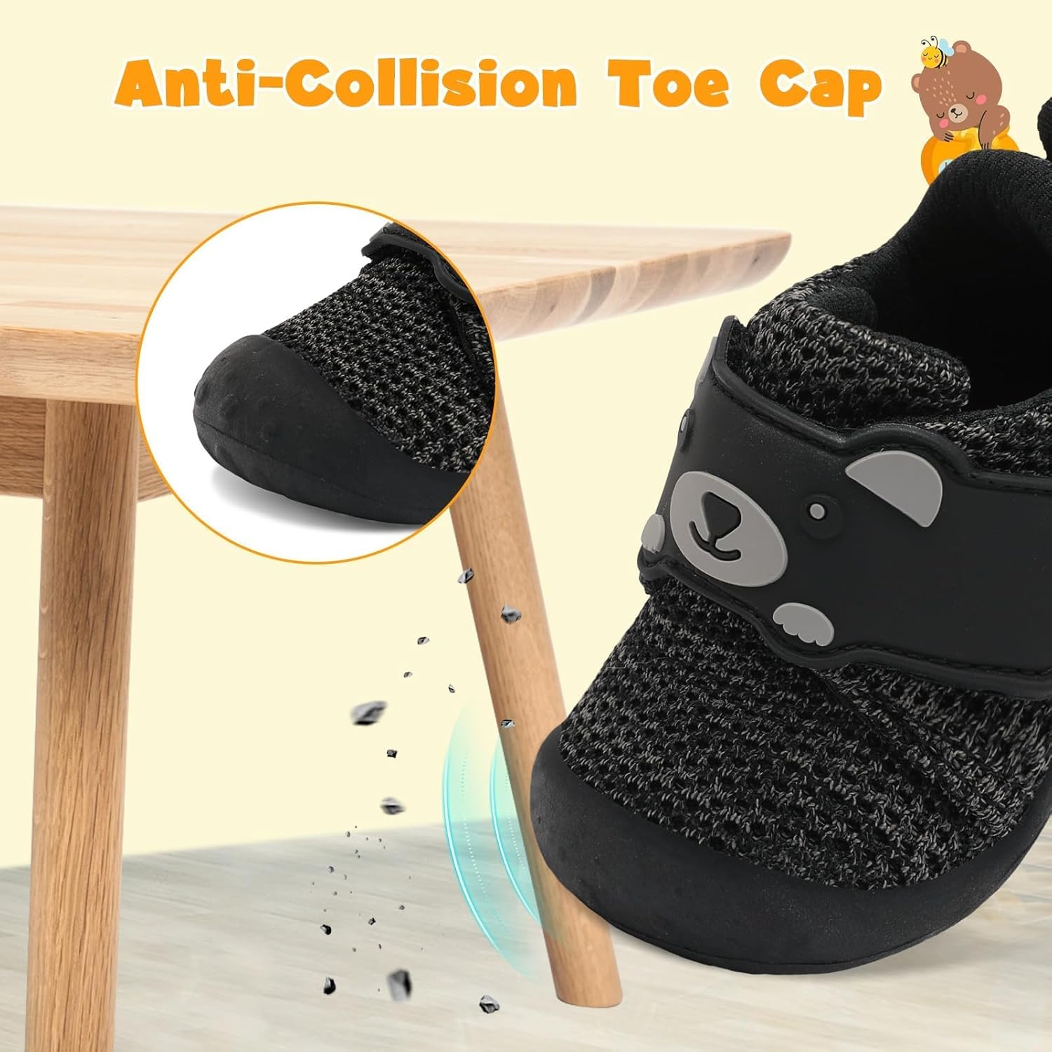 Thumbnail 5 de JOINFREE Baby Walking Wide Shoes: Lightweight, Breathable First Walkers with Wide Toe Box