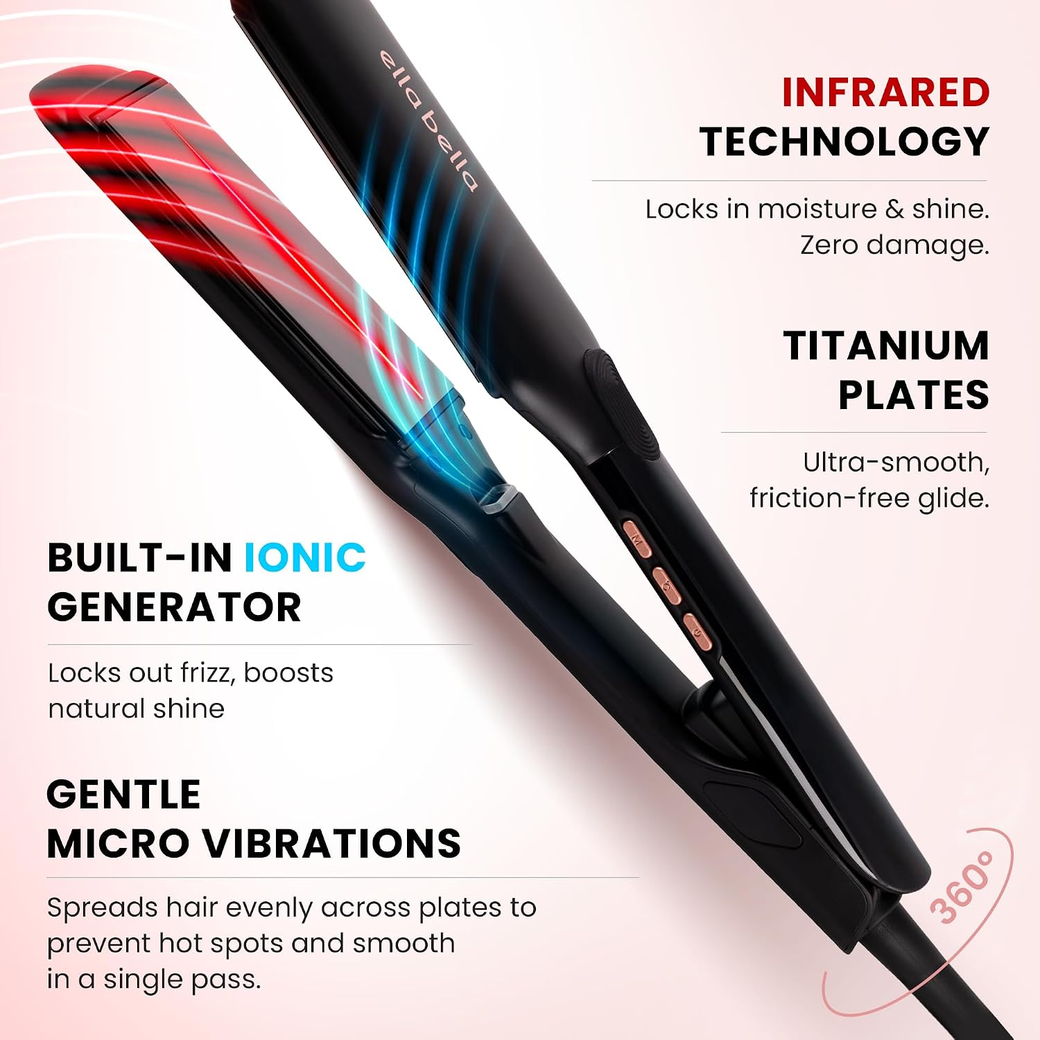 Detalle 2 de Ella Bella Titanium Flat Iron