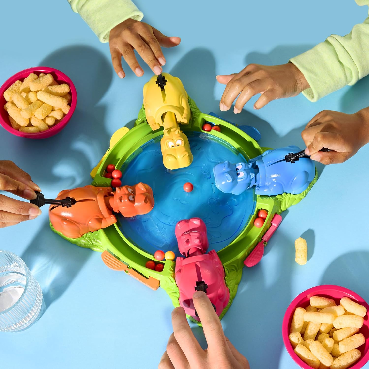 Thumbnail 6 de Hungry Hungry Hippos Marble-Chomping Game for Kids – Fast-Paced Family Board Game (2–4 players, Age 4+)