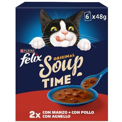 Thumbnail 2 de FELIX Soup Time Original Cibo Umido per Gatti Adulti - 48 Bustine da 48 g