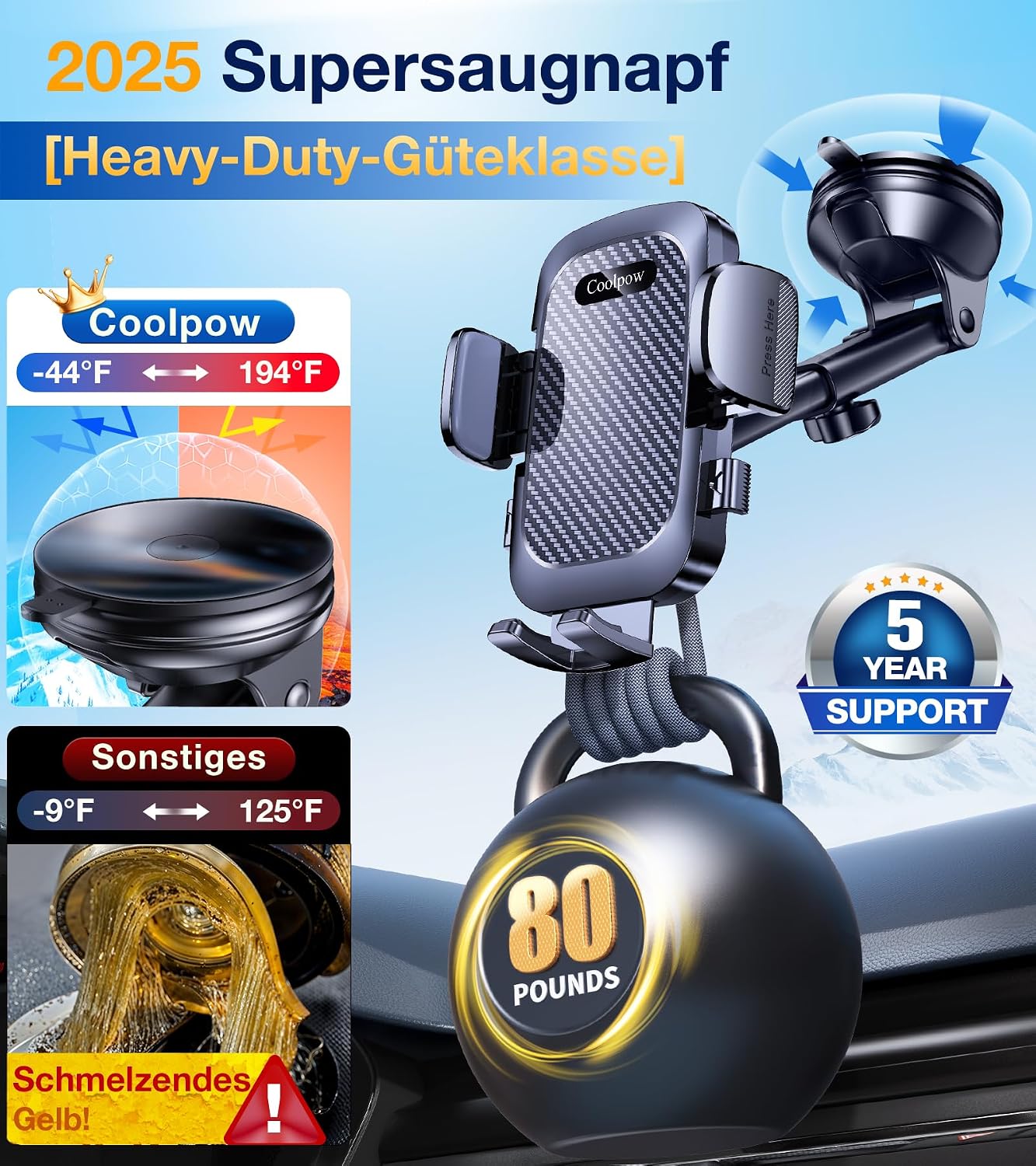 Detalle de Coolpow Handyhalterung Auto Upgrade 4-in-1