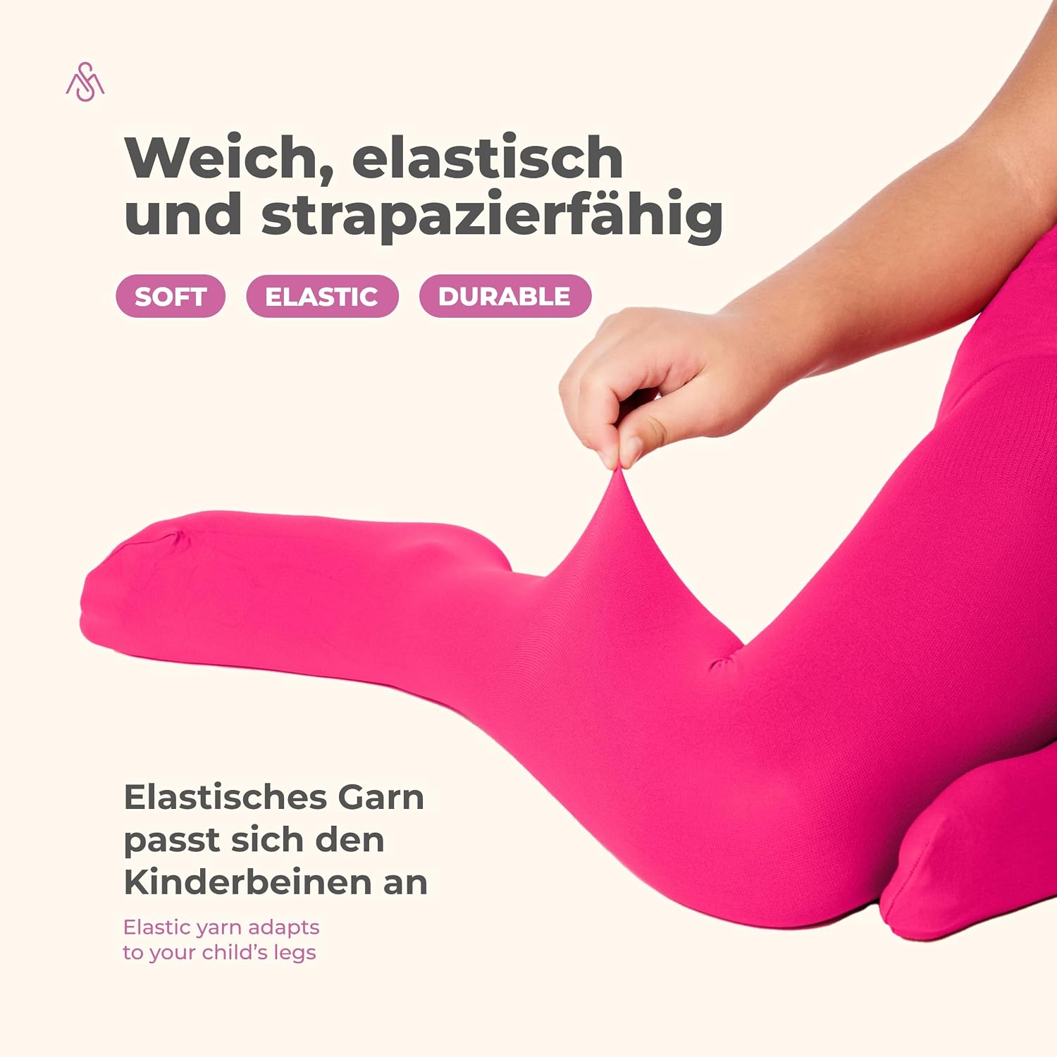Detalle de Merry Style WLSS001 meisjespanty van microvezel, 60 DEN, zacht en rekbaar