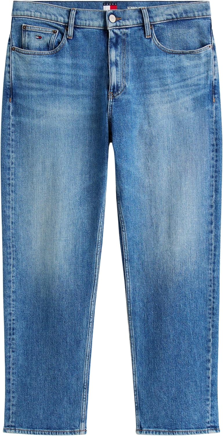 Detalle 2 de Tommy Jeans Men's Sonny Regular Tapered Jeans (Bi0134)