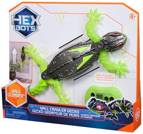 Thumbnail 9 de HEX BOTS Wallcrawler Gecko, robot reptante con mando y luces para trepar por paredes (juguete 4 años+)