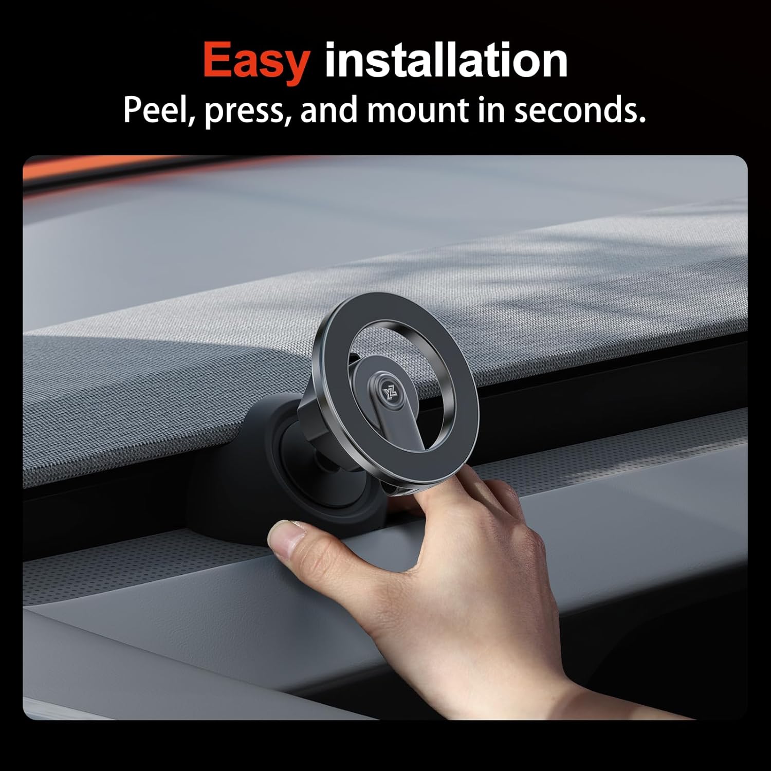 Thumbnail 5 de YONZEE Magnetic Phone Mount for 2024+ Tesla Model 3 Highland & 2025+ Model Y Juniper (360° rotation)