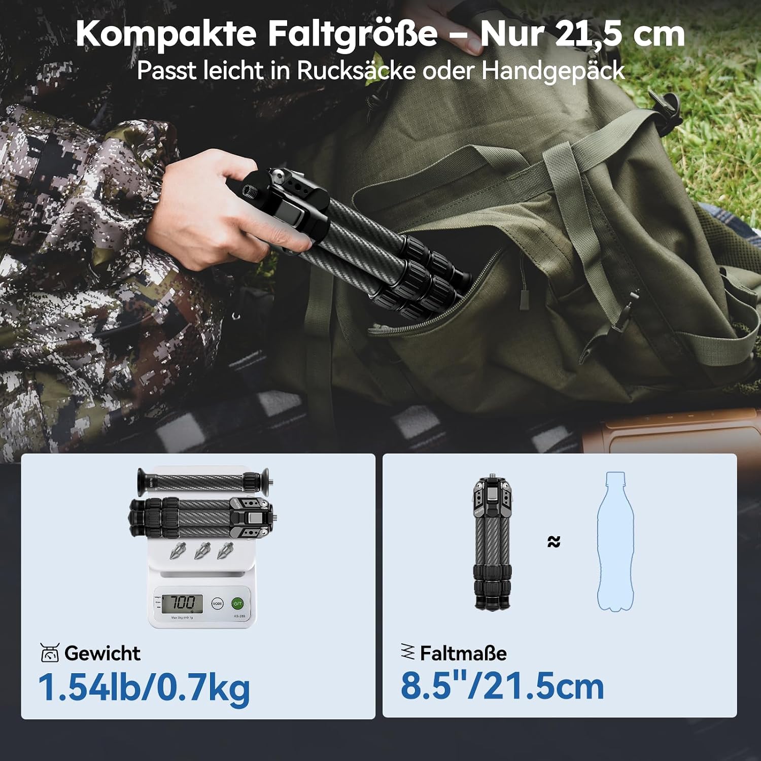 Thumbnail 3 de SIRUI AM-223S Stativ 66 cm 15 kg