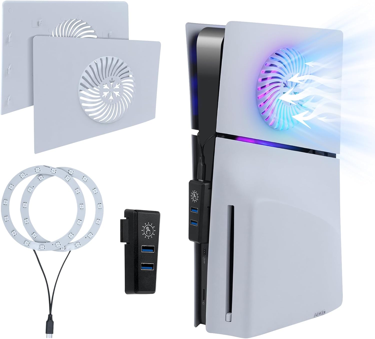 Detalle de Mcbazel PS5 Slim 2 USB RGB