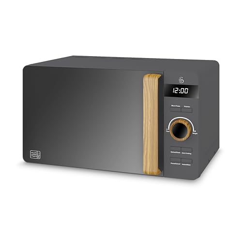 Detalle de Swan 20L Nordic Digital LED Microwave SM22036LGRYN