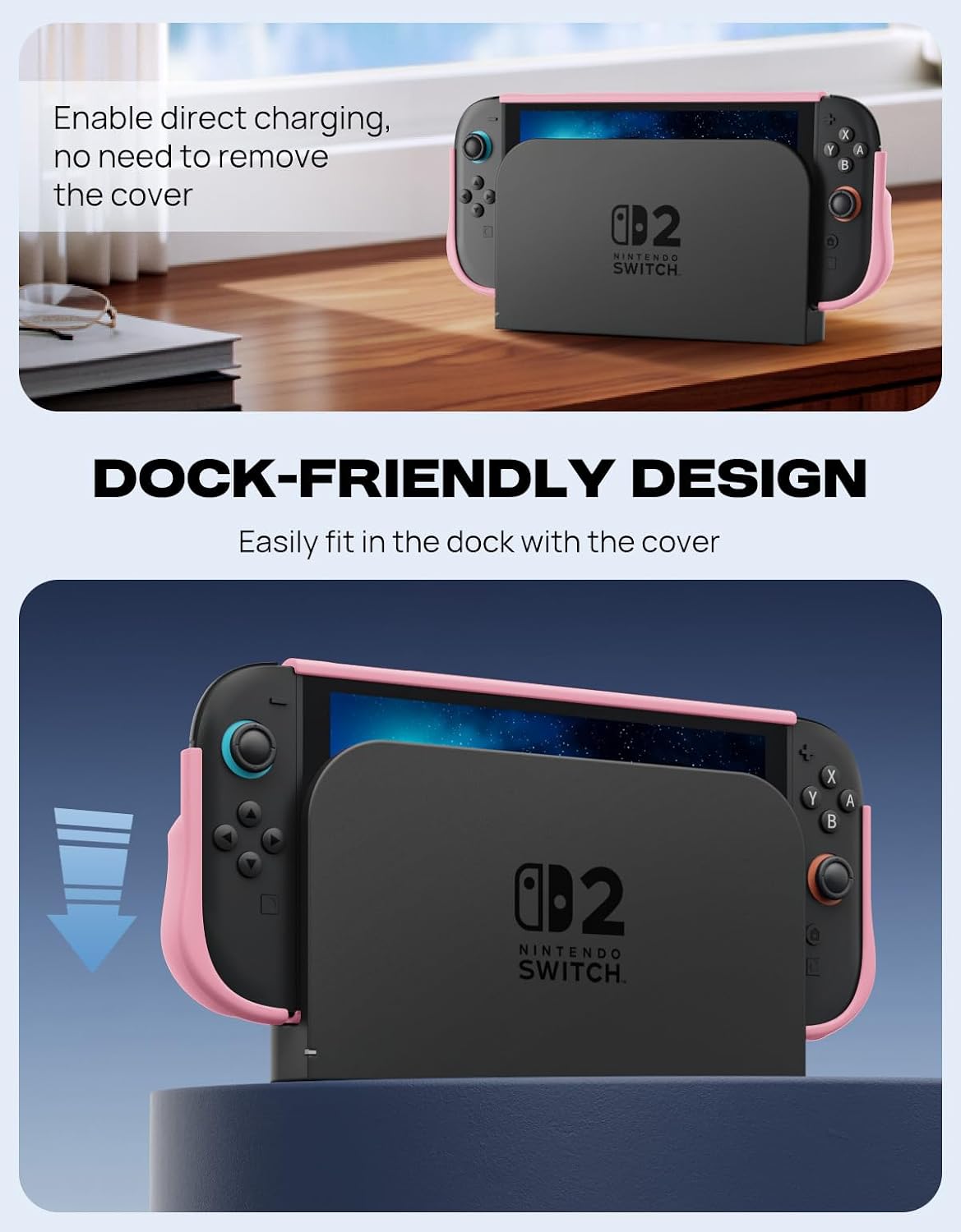 Detalle 2 de MoKo Dockable Case for Switch 2 Slim Grip