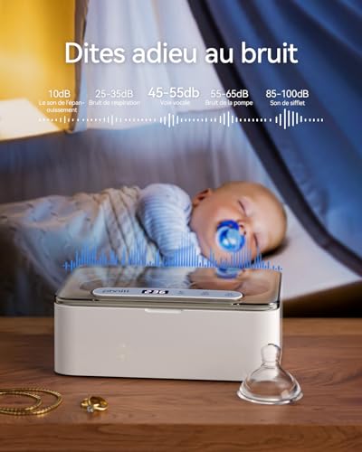 Thumbnail 6 de Phniti Nettoyeur Ultrasons 47 kHz, Ultrasonic Cleaner 330 ml – Nettoyage profond pour bijoux et prothèses