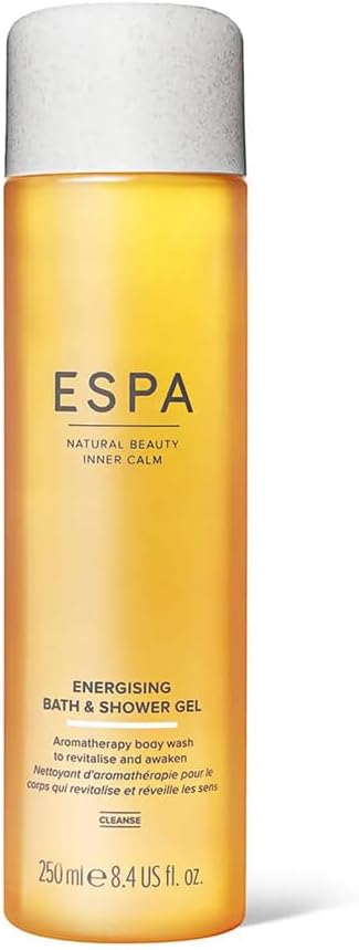 Detalle de ESPA Energising Bath & Shower Gel – 250 ml, Peppermint, Eucalyptus & Rosemary