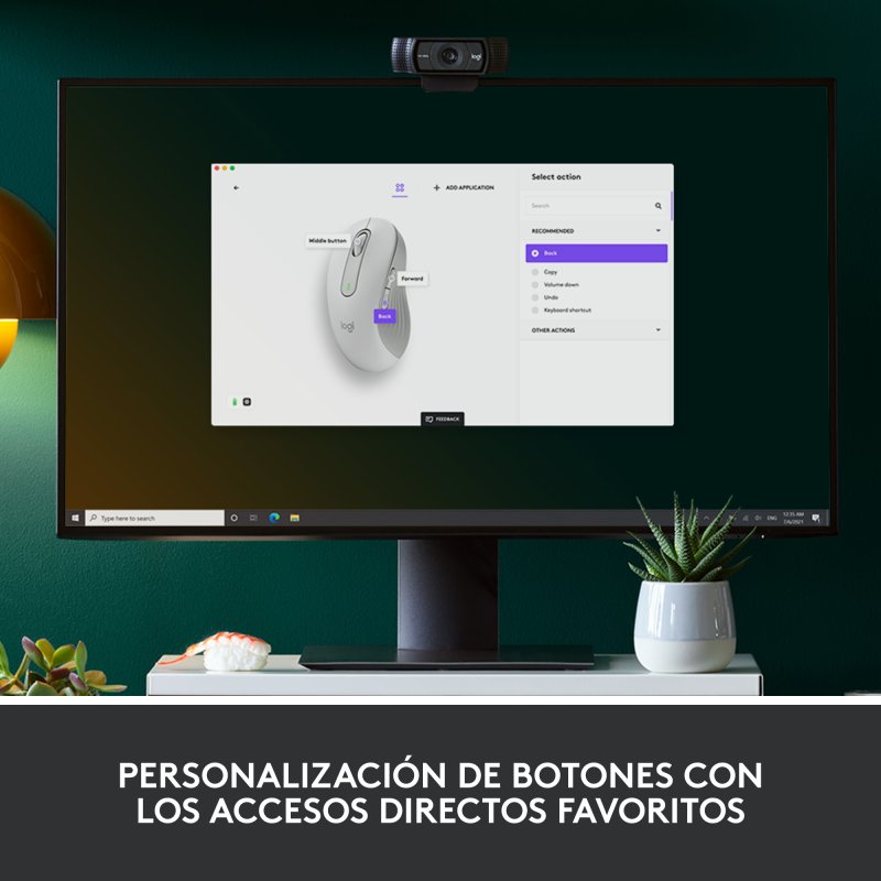 Thumbnail 2 de Logitech Signature M650 L Ratón inalámbrico para zurdos 2000 DPI 📱