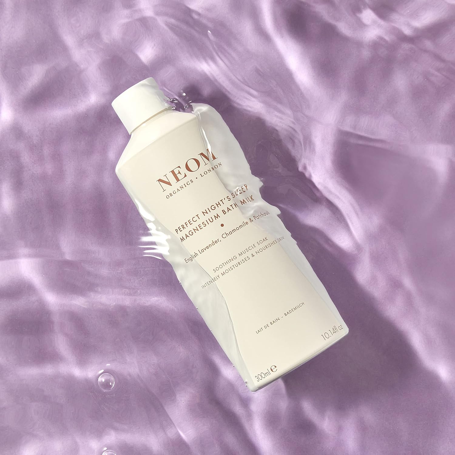 Detalle de NEOM Perfect Night's Sleep Magnesium Bath Milk (300ml) with Lavender, Chamomile & Patchouli