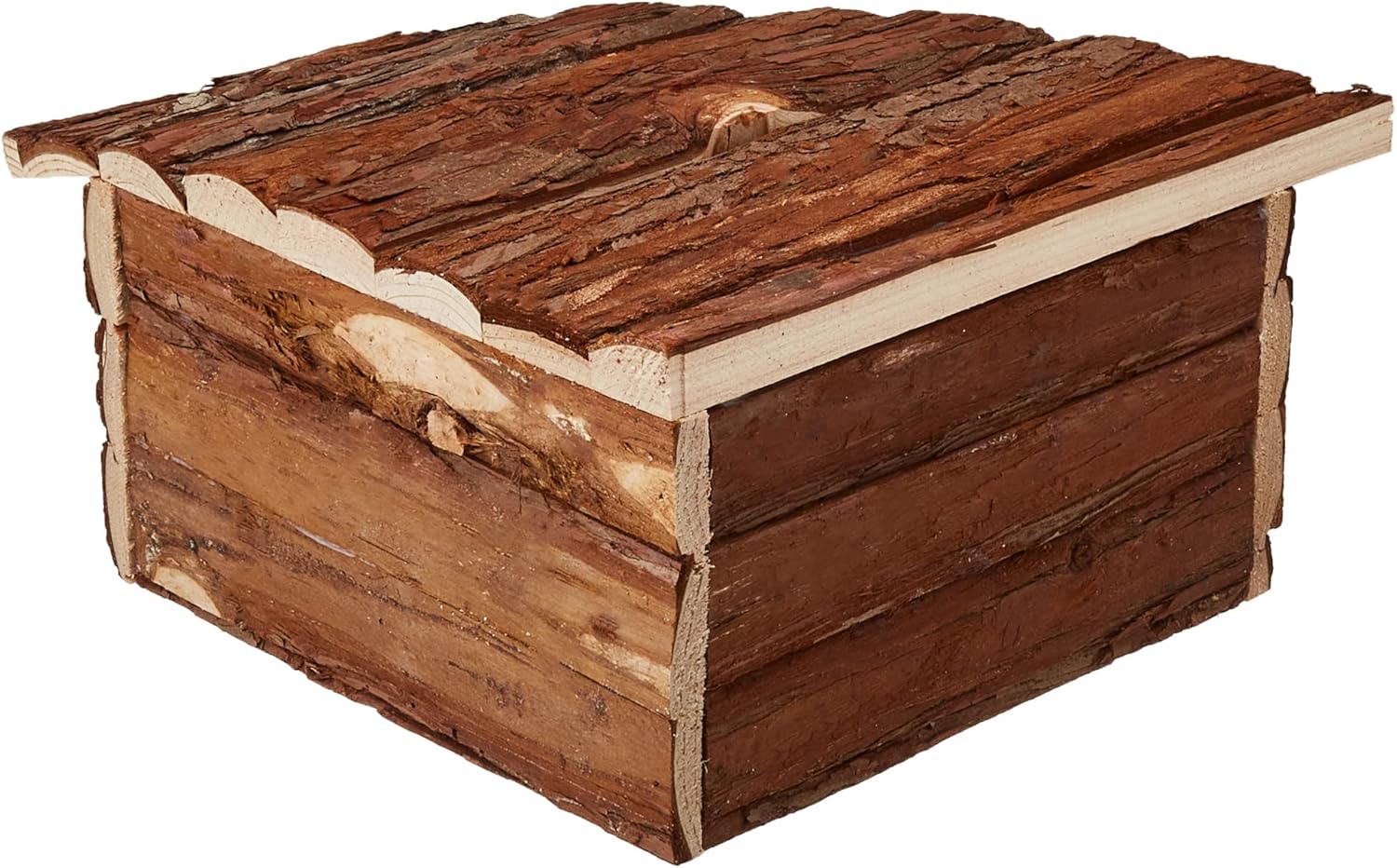 Detalle 2 de CROCI Wood Corner House 42 x 15 x 30 cm for Guinea Pigs and Dwarf Rabbits