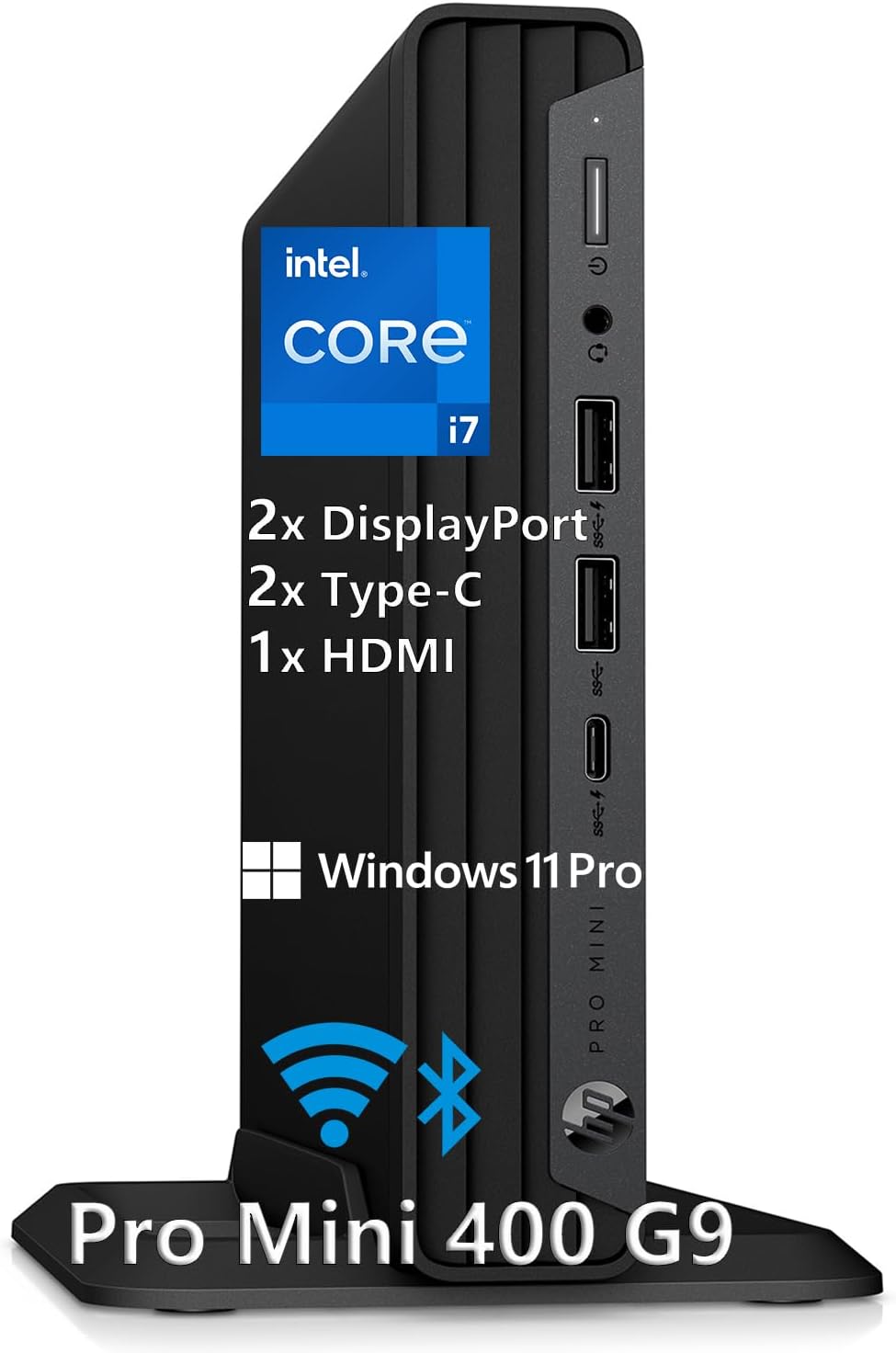 Detalle de HP Mini Desktop PC 256GB SSD
