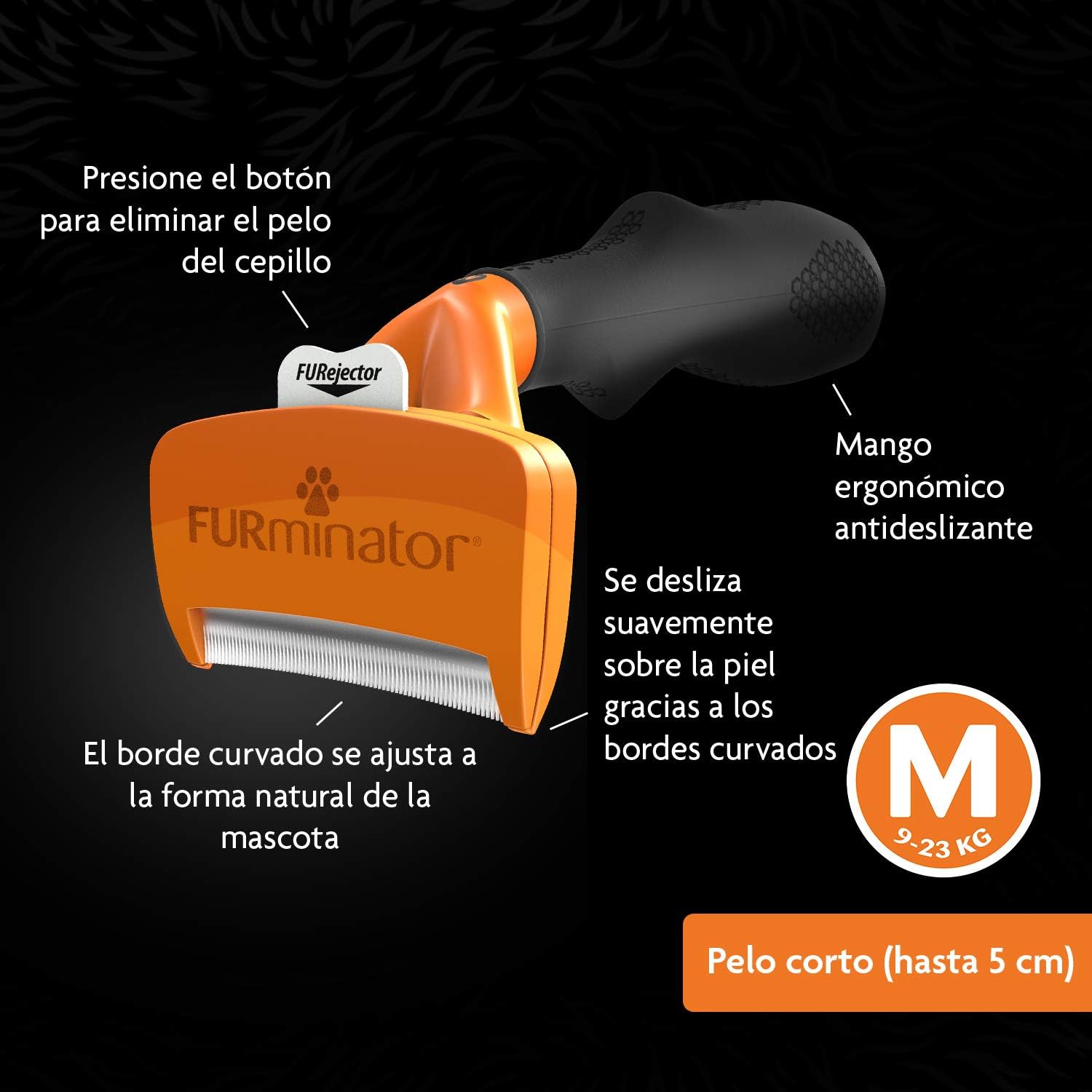 Thumbnail 3 de FURminator deShedding M para perros medianos, cepillo