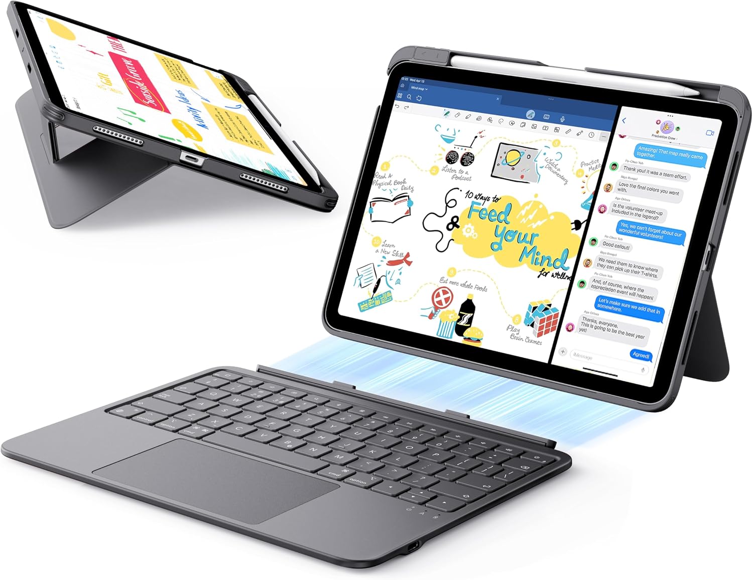 Detalle de ESR iPad Air 11 M3/M2 Keyboard Case