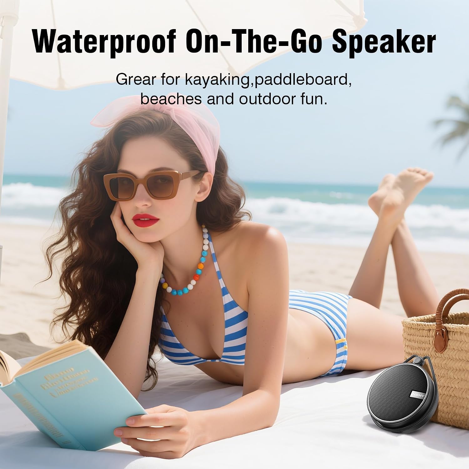 Thumbnail 4 de INSMY C12 Waterproof Bluetooth Shower Speaker 1200mAh
