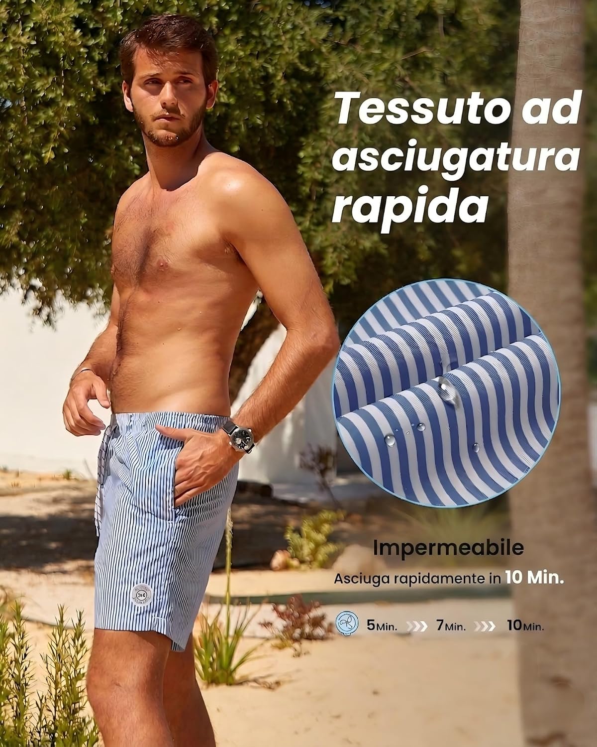 Detalle de MaaMgic Trunk Style Costume da Bagno Uomo