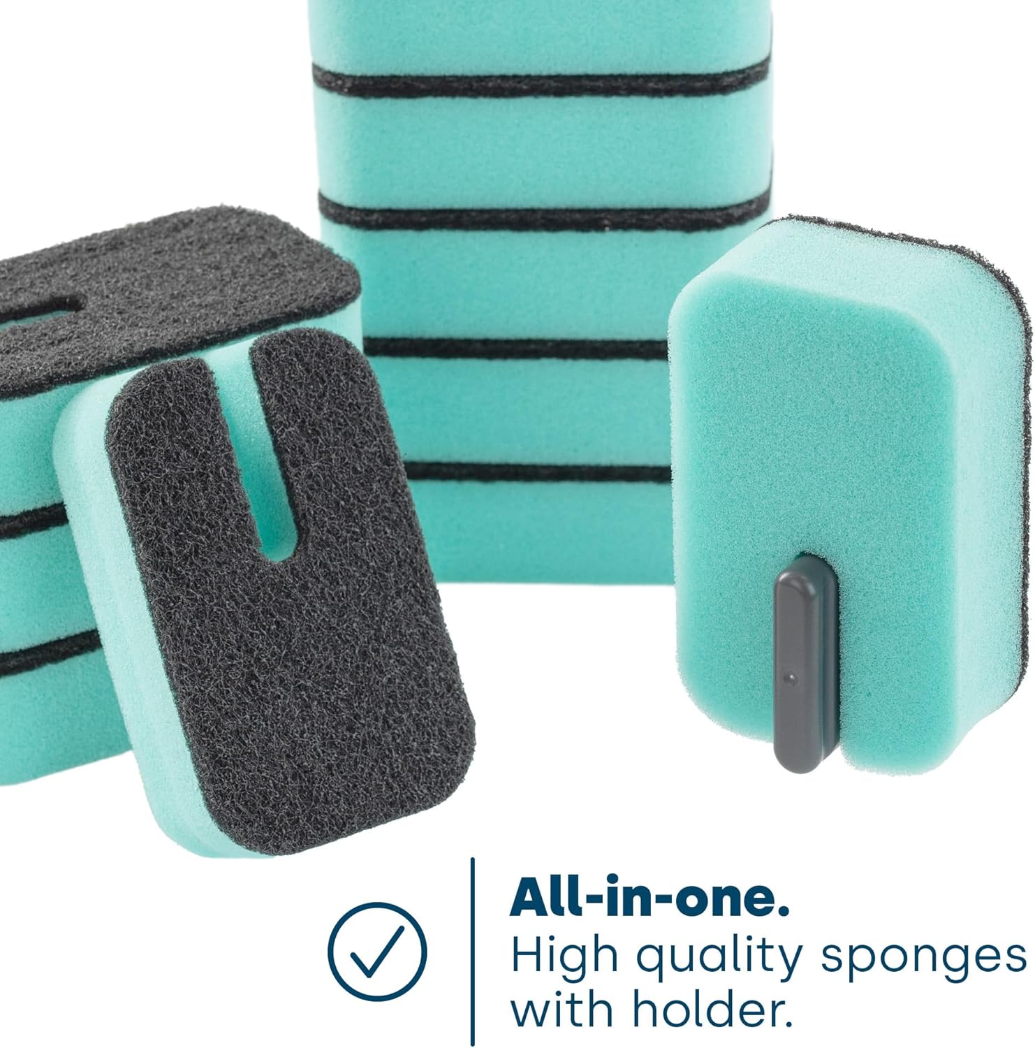 Thumbnail 3 de LIVIVO Dish Buddy Dual-Sided Sponges Pack