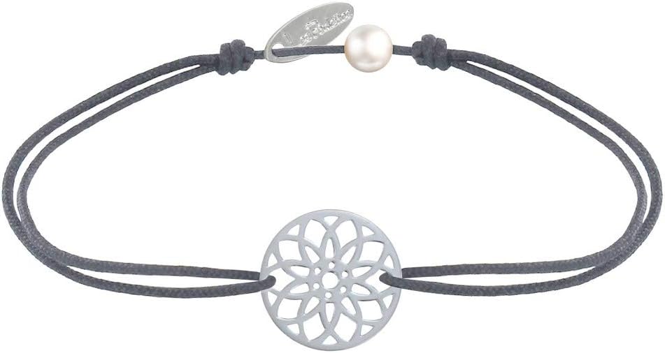 Thumbnail 5 de Bracciale Les Poulettes Bijoux con collegamento alla medaglia in argento 925 “Seme della Vita”